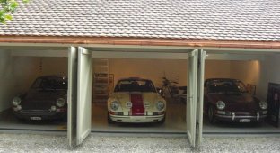 Постройка гаража для любимых раритетных Porsche (52 фото)