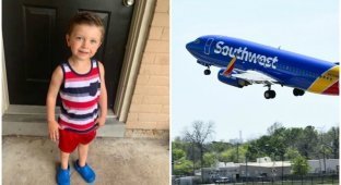 Авиакомпания сняла с рейса 3-летнего мальчика с аутизмом из-за маски для лица (4 фото)