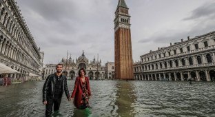 Прогулка по затопленной Венеции в 2018 году (14 фото)