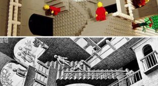 Шедевры искусства, собраннные из LEGO (38 фото)