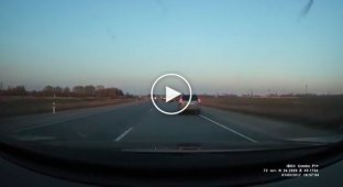 Еще одно видео смертельного ДТП возле села Баратаевка (жесть)