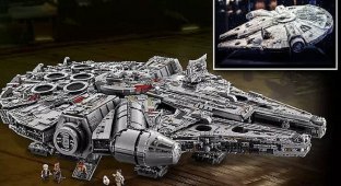 Компания "Лего" выпустила космический корабль из 7541 детали (9 фото)