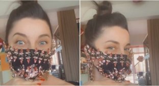 Наташа Королёва купила маску от коронавируса и разозлила фанатов (3 фото)