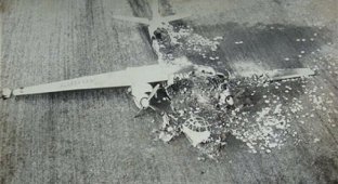 Как это было. Курский летчик посадил горящий самолет на клеверное поле (4 фото + 1 видео)
