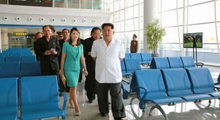 Открытие нового терминала в аэропорту в Пхеньяне (12 фото)