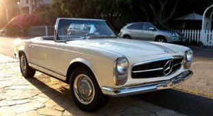 Найдено на eBay. 1965 Mercedes-Benz 230SL (21 фото)