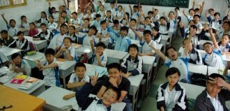 В Китае запретили школьную домашку после 9 вечера (4 фото)