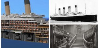 Цифровая анимация показала знаменитый «Титаник» в разрезе (12 фото + 2 видео)