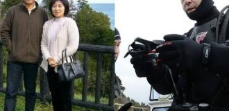 Японец больше десяти лет ищет жену в море, которая исчезла во время цунами (4 фото + 1 видео)