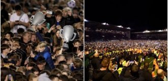В Англии фанаты развеяли человеческий прах на футбольном поле, пришлось менять газон (3 фото)