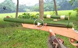 Интересное оружие из бамбука своими руками