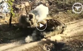 Бойцы 47-й ОМБр уничтожили колонну бронетехники оккупантов на Авдеевском направлении