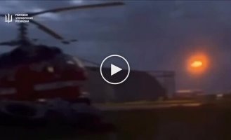 Вертолет Ка-32 сожжен на аэродроме в Москве. Он принадлежал Минобороны РФ, - ГУР МО