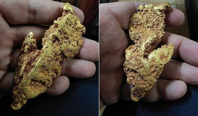 Австралийский золотоискатель нашел самородок стоимостью 30 000 долларов (5 фото)
