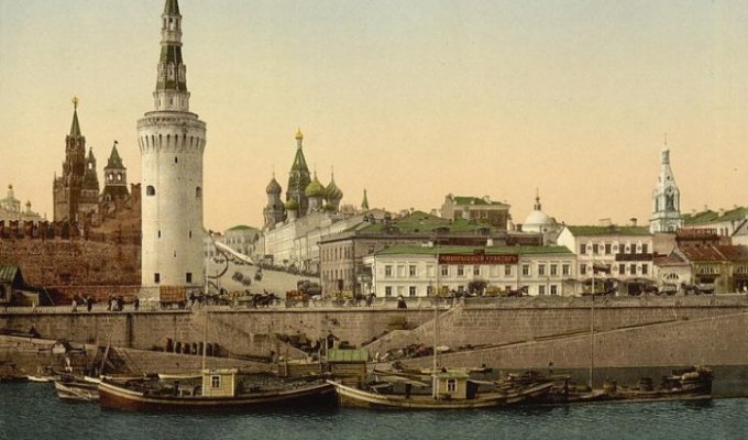 Москва и Питер прошлого века в цветных фотографиях (12+24 фотографии)