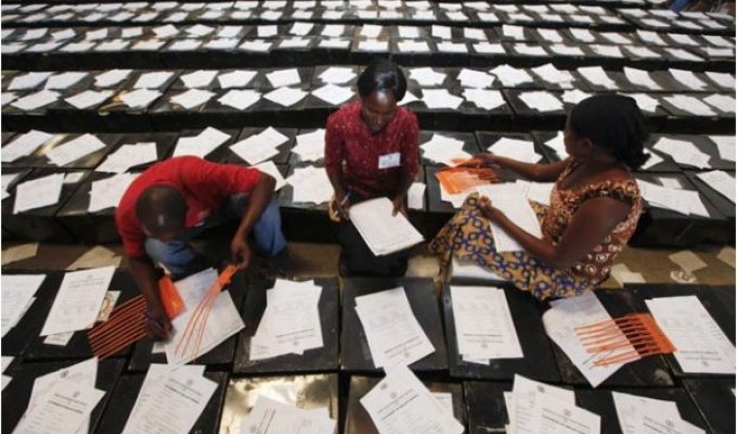 Выборы в Уганде (10 фото)