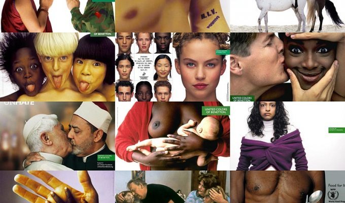 Социальная реклама United Colors of Benetton, шокирующая мир (42 фото)