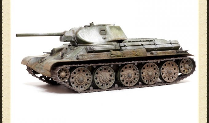 Советский средний танк Т-34-76 выпуска осени 1941г СТЗ (7 фото)