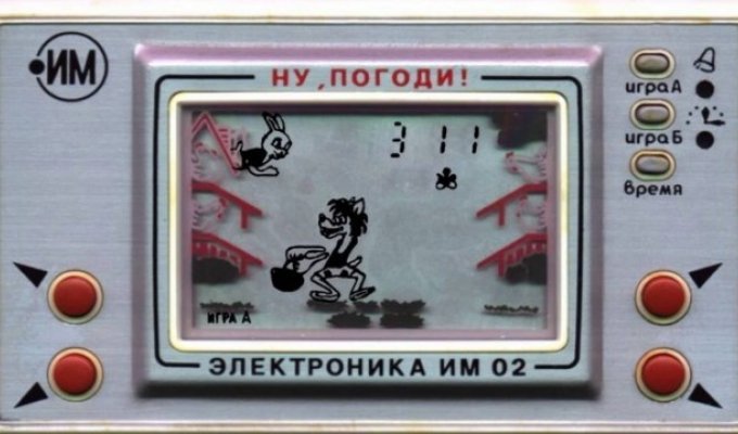 Советская игра "Ну, погоди!" в реальности (3 фото)