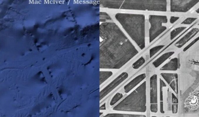 Дайвер из США обнаружил огромные подводные сооружения в Тихом океане (4 фото)