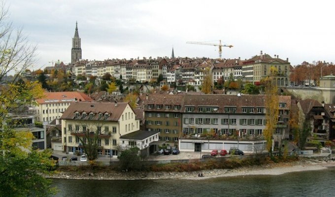 Берн - миниатюрная столица Швейцарии (34 фото)