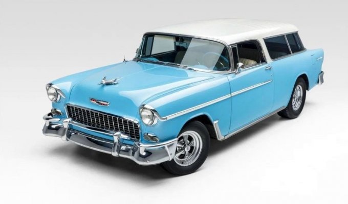 Chevrolet Bel Air Nomad 1955 года выпуска, когда-то принадлежавший Брюсу Уиллису, готов отправится к новому владельцу (26 фото)