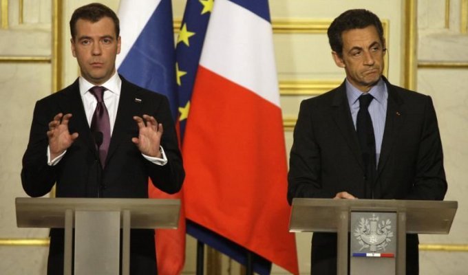 Визит президента Медведева в Париж (18 фото)
