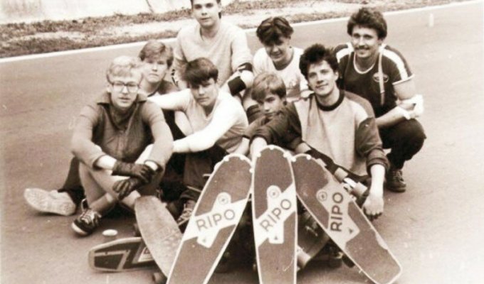 Скейтборд в СССР (2 фото)