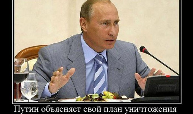 Путин глазами грузинских СМИ (10 фото)