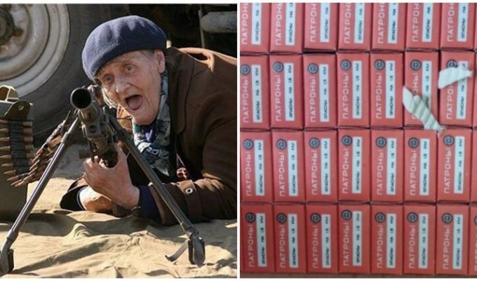 В Удмуртии пенсионерка сдала в полицию почти 19 тысяч патронов (2 фото)
