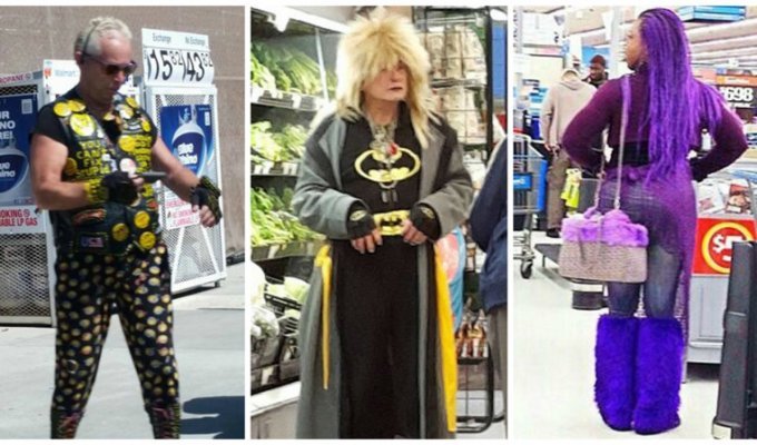 40 чудиков делают покупки: идиотский стиль в пределах супермаркета (42 фото)