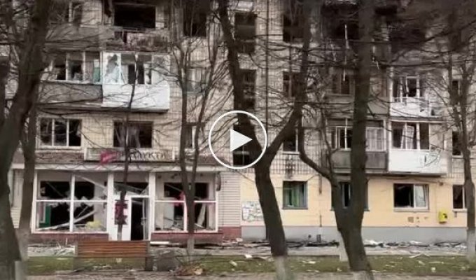 Бородянка Киевской области практически уничтожена. Город закрыт. Идет разминирование