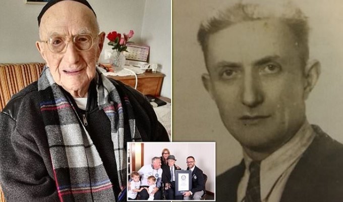 В возрасте 113 лет скончался самый старый мужчина планеты (5 фото)