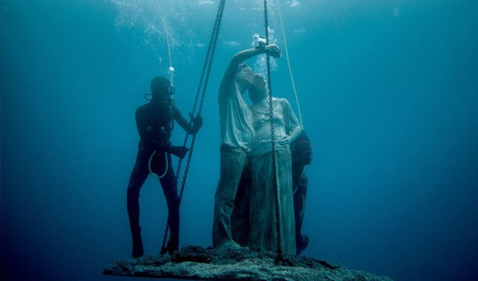 Museo Atlantico: захватывающий подводный музей (35 фото)