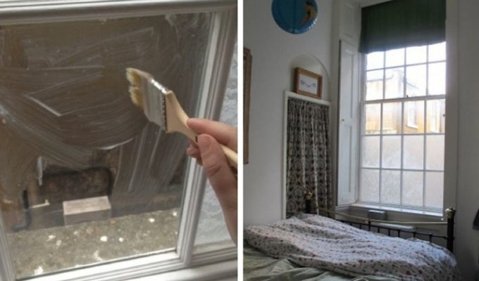 Как сделать визуальные шторки на стекле своими руками (8 фото)