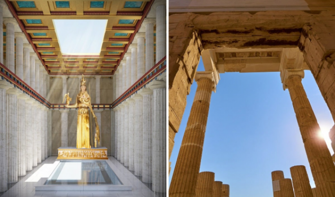 Дизайнеры восстановили облик древних сооружений (7 фото)