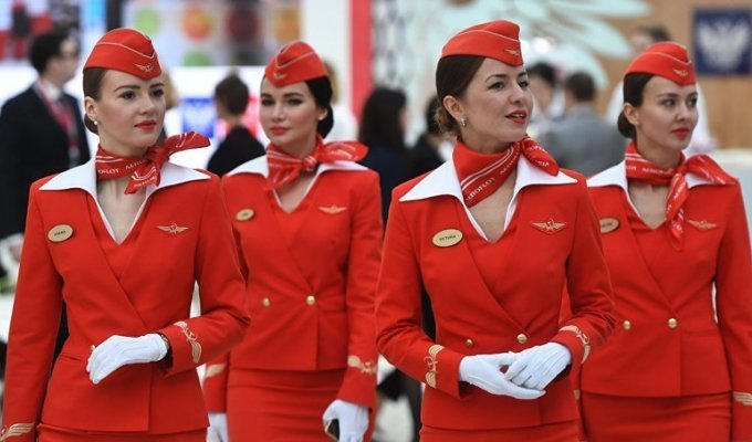 «Аэрофлот» уволит стюардессу, по ошибке назвавшую Калининград Кенигсбергом (1 фото)
