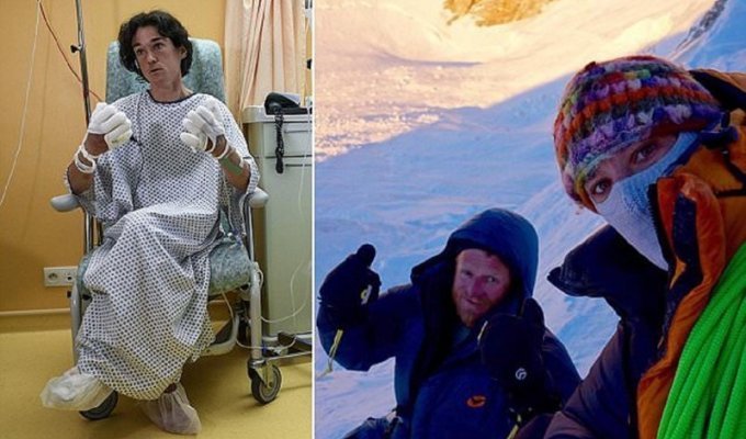 Альпинистка бросила товарища, чтобы спастись (11 фото + 1 видео)