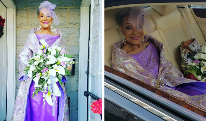 Невероятная история любви: пара сыграла свадьбу, спустя 60 лет (10 фото)