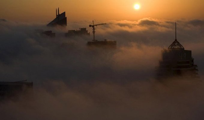 Города в облаках (18 фото)