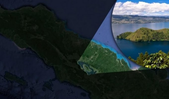 Географическая матрёшка: о крупнейшем на планете озере вулканического происхождения (11 фото)