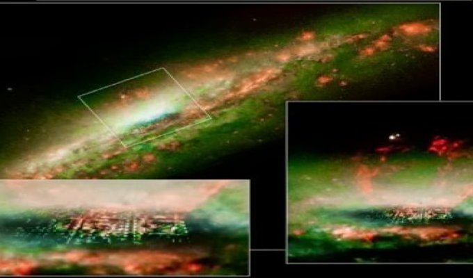 Телескоп Hubble обнаружил во Вселенной «город Бога» (3 фото)