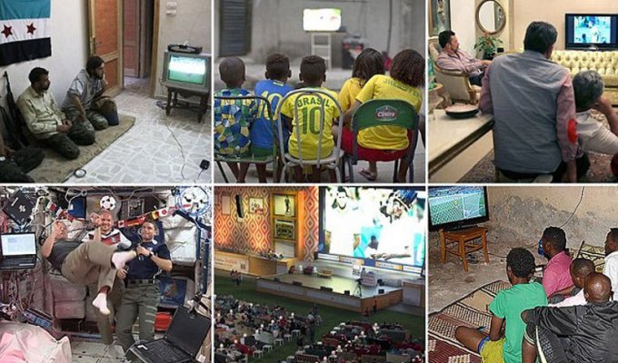 Весь мир смотрит чемпионат мира по футболу (19 фото)