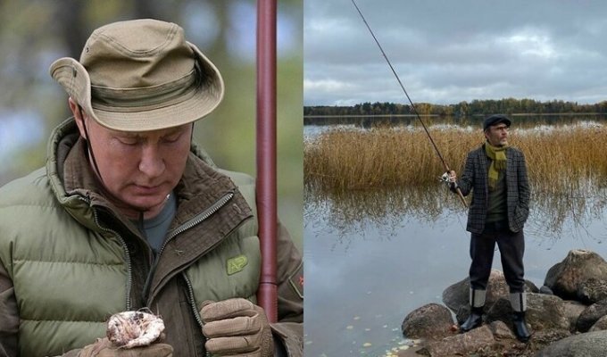 "ФСО в канаве дышит": Шнуров написал стих о Путине в тайге (4 фото)