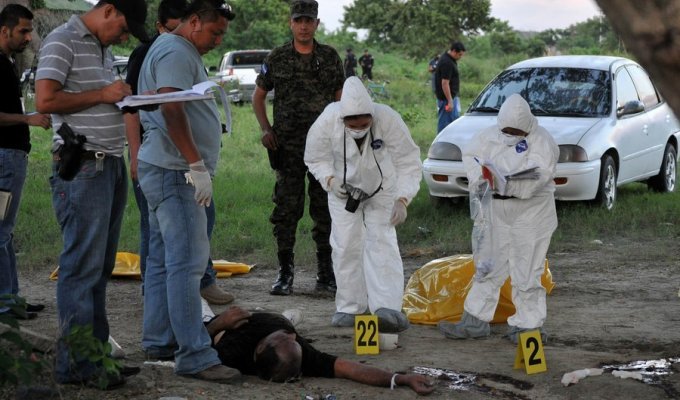 Убийство в Гондурасе (5 фото)
