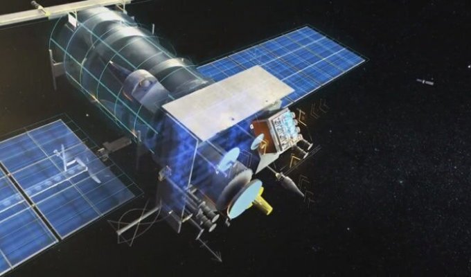 Российский спутник «Метеор-М» столкнулся с микрометеоритом (2 фото)
