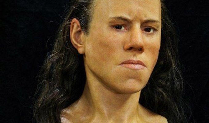 Ученые воссоздали лицо девушки, жившей 9 тысяч лет назад (1 фото)