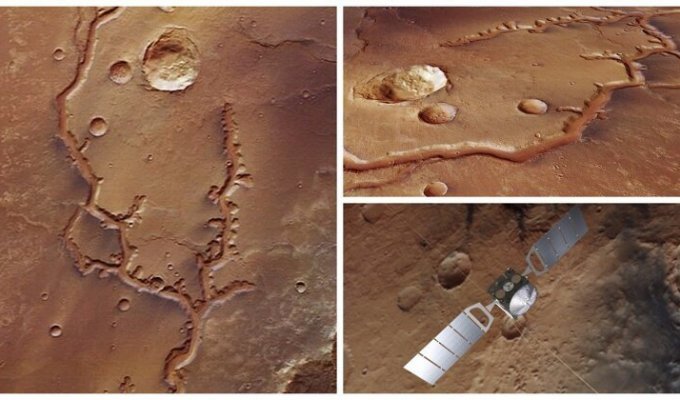 ESA предоставила свидетельства, что на Марсе существовали полноводные реки (10 фото)