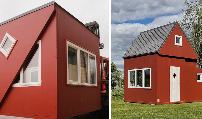 Складные дома-оригами: оригинальное жилище от латвийского стартапа (11 фото + 1 видео)