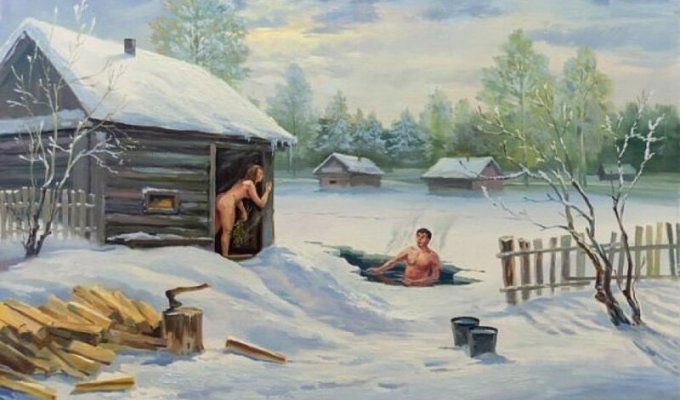 Особенности посещения бани в зимний период